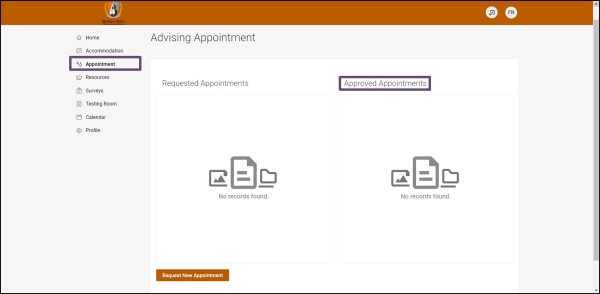 Step 4, Approved Appointments section